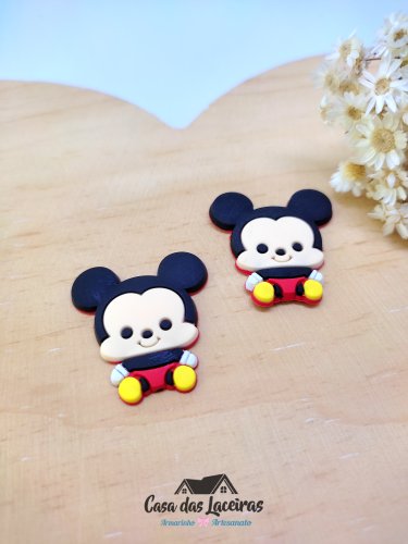 Aplique Emborrachado - Baby Mickey - 2 Unidades