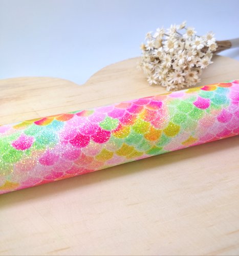 Lonita Glitter Sereia 40x24cm - Multicolor - Unidade