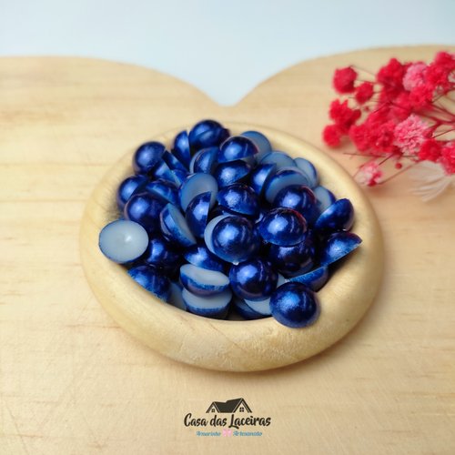 Meia Pérola N° 10 25g - Azul Marinho
