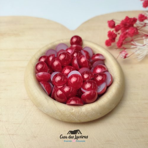 Meia Pérola N° 10 25g - Vermelho