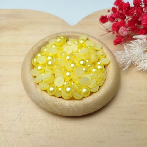 Meia Pérola N° 6 - 25g - Amarelo Canário