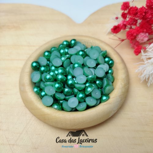 Meia Pérola N° 6 - 25g - Verde