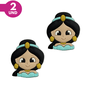 Aplique Emborrachado - Princesas Perfil - 2 Unidades