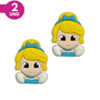 Aplique Emborrachado - Princesas Perfil - 2 Unidades