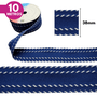 Fita Corda Sinimbu 38mm - Cores Diversas - 10 Metros
