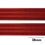 Fita Gorgurão Com Veludo Progresso 38mm - Vermelho - 1 Metro