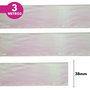 Fita Organza Holografica - Cores Diversas - 3 Metros