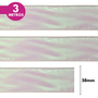 Fita Organza Holografica - Cores Diversas - 3 Metros