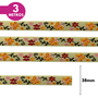 Fita Ponto Russo com Borboleta 10mm - Cores Diversas - 3 Metros