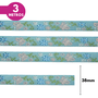 Fita Ponto Russo com Borboleta 10mm - Cores Diversas - 3 Metros