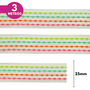 Fita Voal Pespontada 25mm - Cores Diversas - 3 Metros
