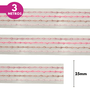 Fita Voal Pespontada 25mm - Cores Diversas - 3 Metros
