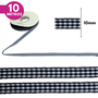 Fita Xadrez  Lm 10mm - Cores Diversas - 10 Metros