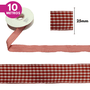 Fita Xadrez  Lm 25mm - Cores Diversas - 10 Metros