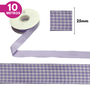 Fita Xadrez  Lm 25mm - Cores Diversas - 10 Metros