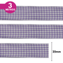 Fita Xadrez  Lm 25mm - Cores Diversas - 3 Metros