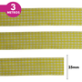 Fita Xadrez  Lm 25mm - Cores Diversas - 3 Metros