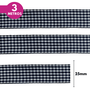 Fita Xadrez  Lm 25mm - Cores Diversas - 3 Metros