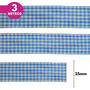 Fita Xadrez  Lm 25mm - Cores Diversas - 3 Metros