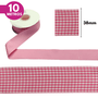 Fita Xadrez  Lm 38mm - Cores Diversas - 10 Metros