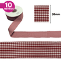 Fita Xadrez  Lm 38mm - Cores Diversas - 10 Metros