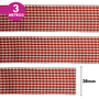 Fita Xadrez Lm 38mm - Cores Diversas - 3 Metros