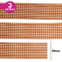 Fita Xadrez Lm 38mm - Cores Diversas - 3 Metros